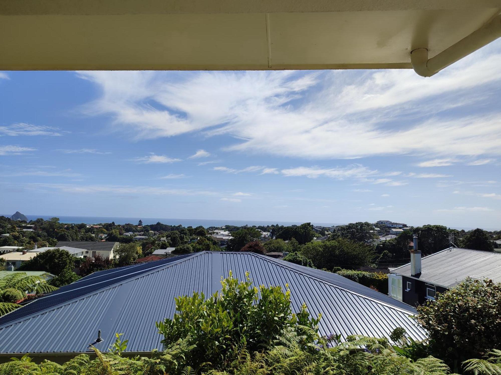 Panoramic Vista On Burns Villa New Plymouth Exterior photo